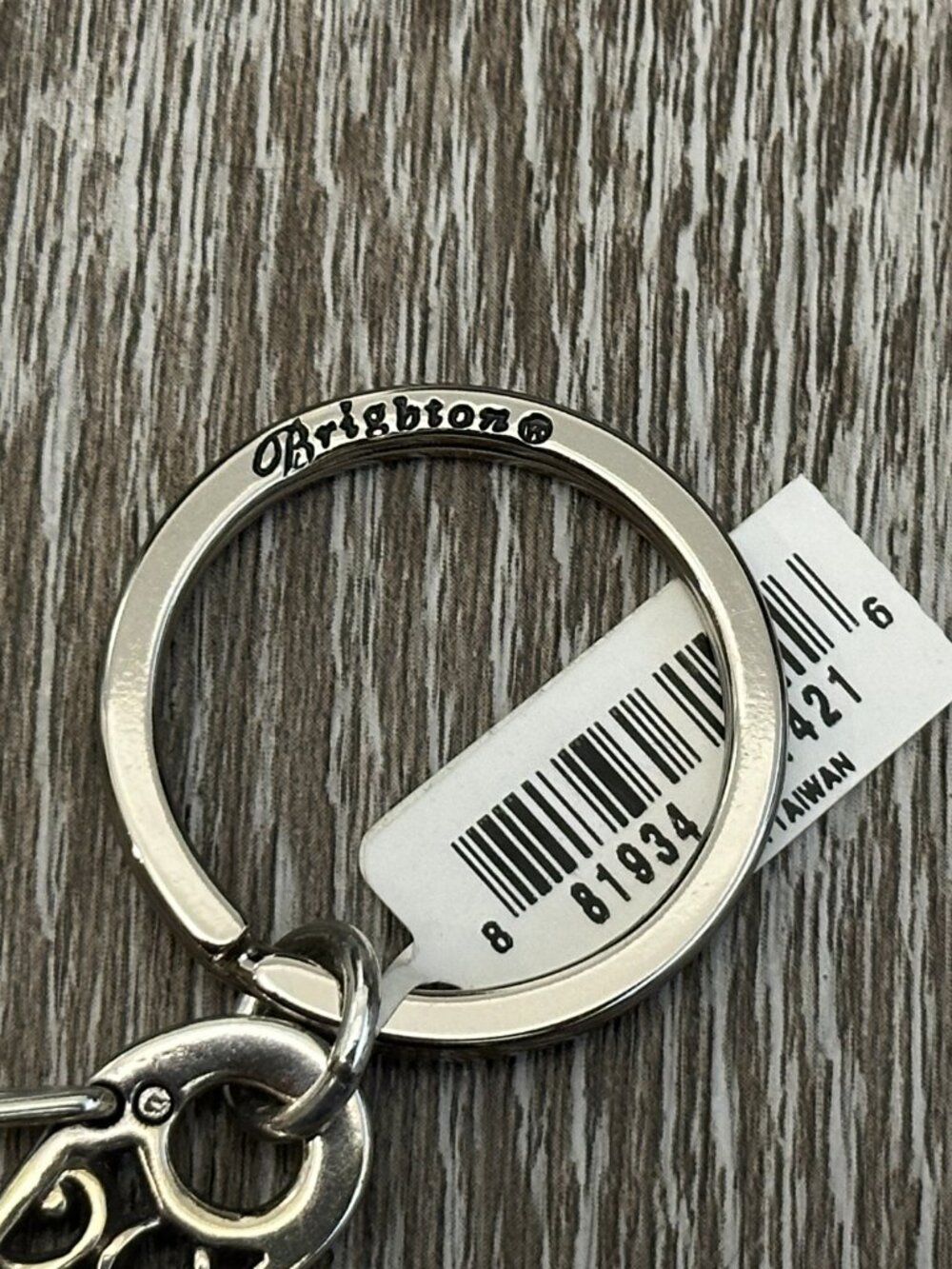 NWT Brighton Keychain Key Fob Ring Chain Clip Beautiful! - Picture 4 of 8